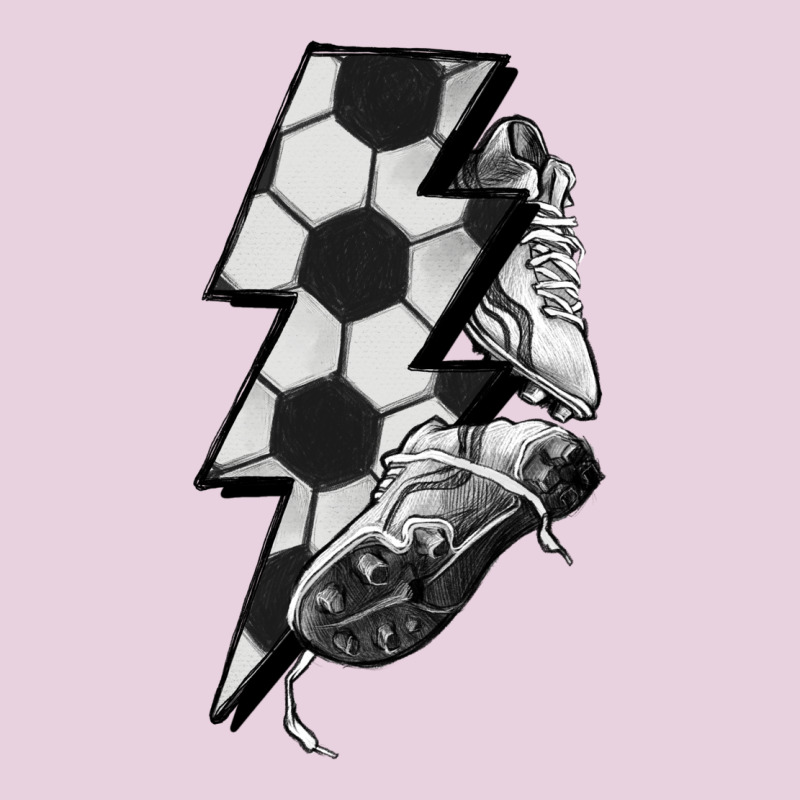 Lightning Bolt Soccer Ladies Tee by HowdyJamesFarm | Teevron