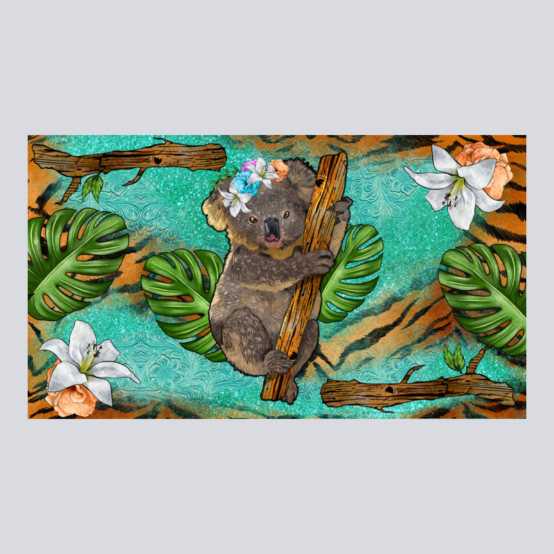 Koala Cup Zipper Hoodie by BarkalooDesign | Teevron