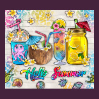 Hello Summer Coffee Cups Premium Tee | Teevron