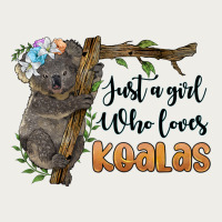 Just A Girl Who Loves Koalas Zipper Hoodie | Teevron