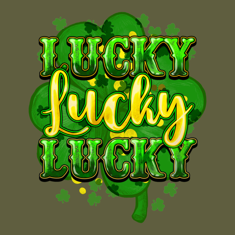 Lucky Lucky Lucky Clover St. Patrick's Vintage Tee by HowdyJamesFarm | Teevron
