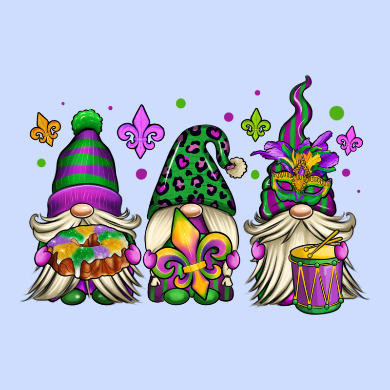 Mardi Gras Gnomes Urban Heavy Tee by OliviaCreatesArt | Teevron