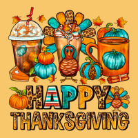 Happy Thanksgiving Coffee Cups Vintage Hoodie | Teevron