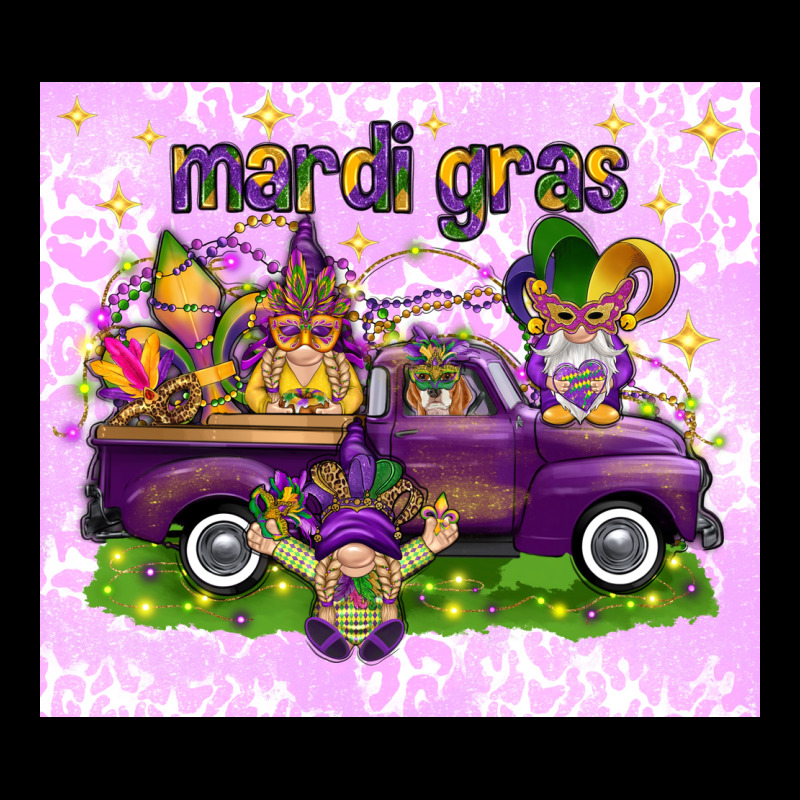 Mardi Gras With Gnomes Heavy Core Tee by NancyCooperArtShop | Teevron
