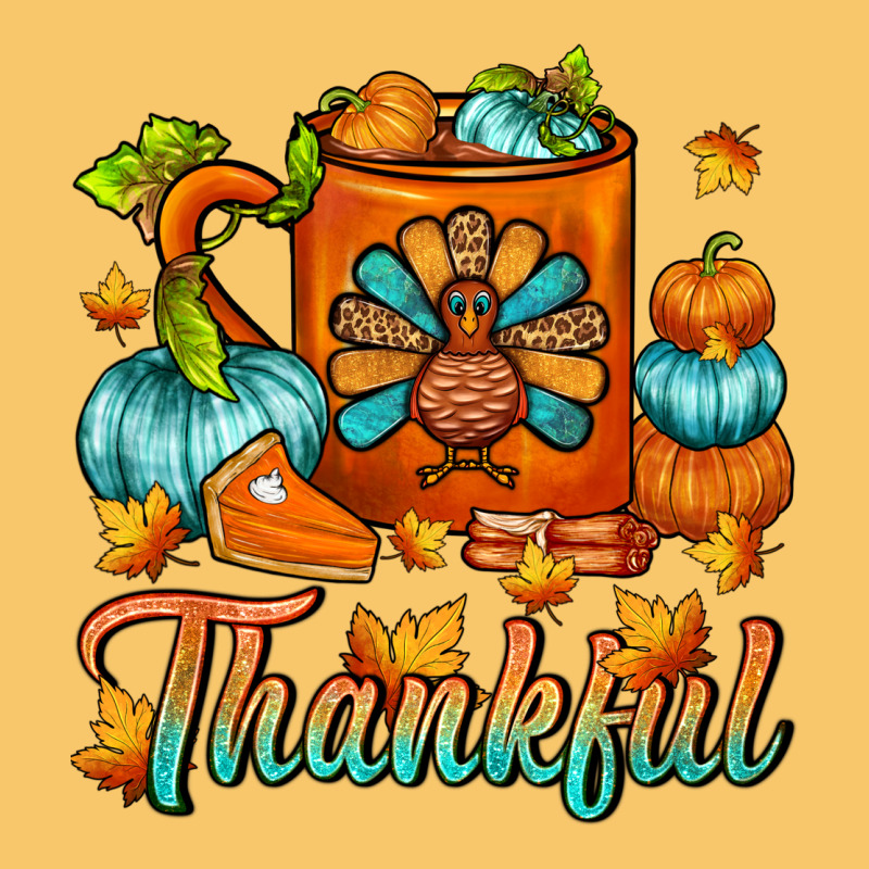 Thankful Thanksgiving Coffee Mug Vintage Hoodie by FaDigitalArtStudio | Teevron