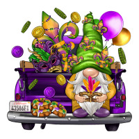 Mardi Gras gnome on the truck | Teevron