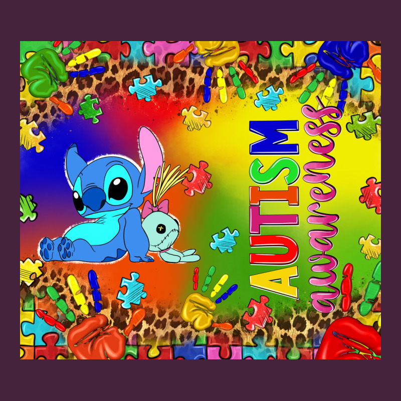 Autism Awareness With Stitch Tumbler Premium Tee by TumblerDesignByShophia | Teevron