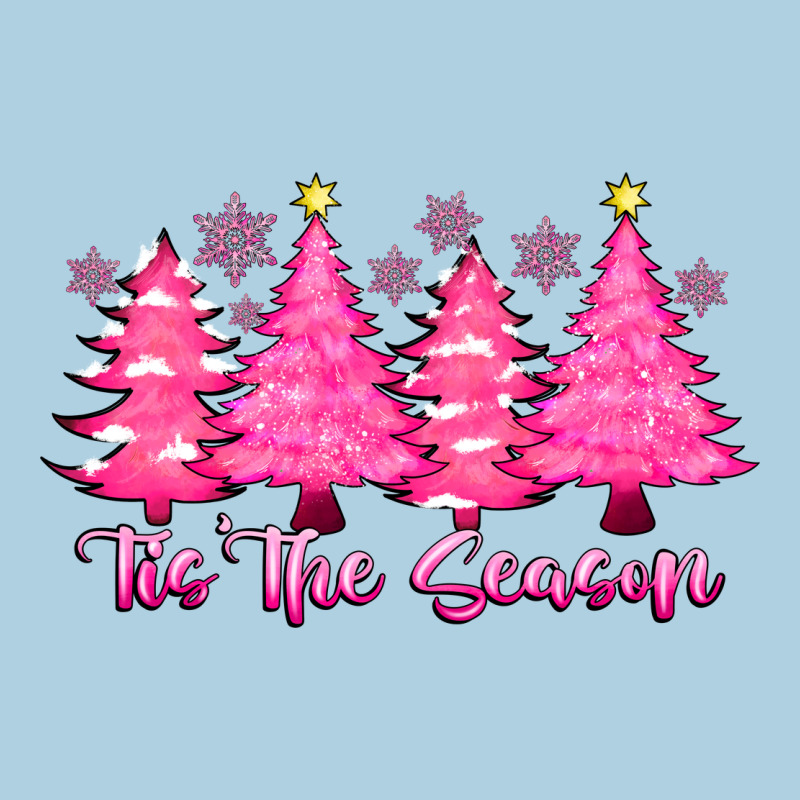 Tis The Season Pink Trees Premium Hoodie by CowhideDigitalArt | Teevron