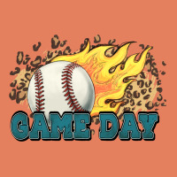Game Day Baseball Leopard Flames Fireball Classic Tee | Teevron