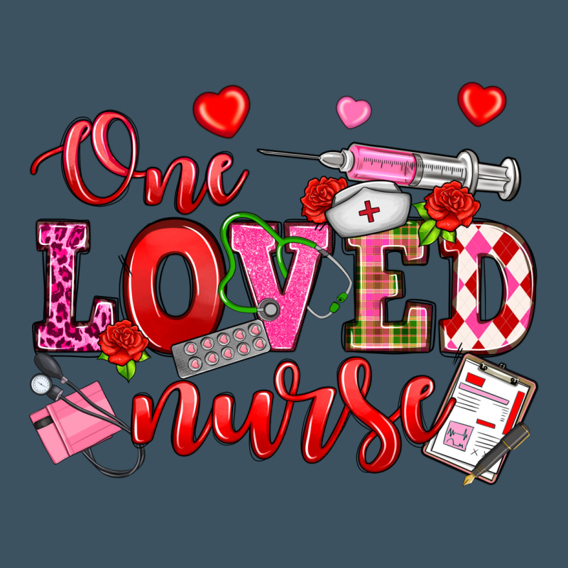 One Loved Nurse Valentine's Day Urban Heavy Tee by OliviaCreatesArt | Teevron