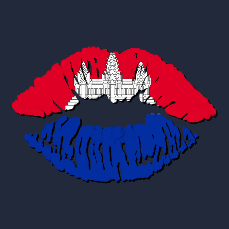 Cambodian Flag Lips Premium Sweatshirt by AdoDesignShop | Teevron