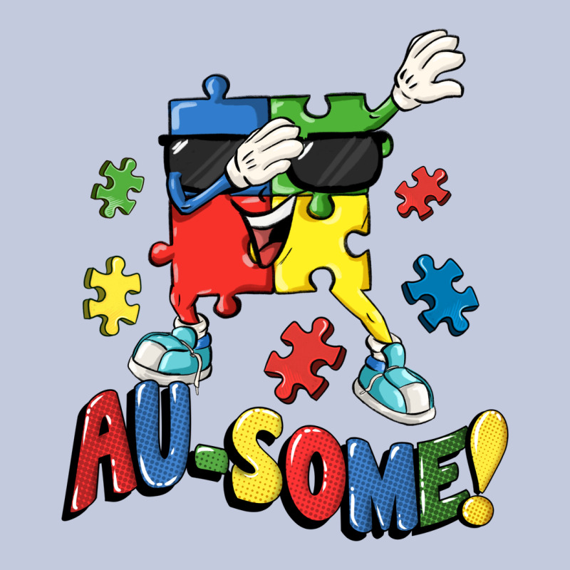 Au-some! Autism Puzzle Dabbing Long Sleeve Tee by FaDigitalArtStudio | Teevron