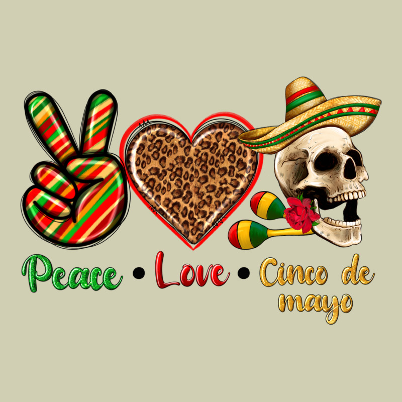 Peace Love Cinco De Mayo Heavy Core Tee by texasbilliewilder | Teevron