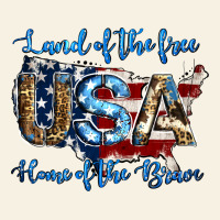 Land Of The Free Home Of The Brave American Flag Background Vintage Tee | Teevron