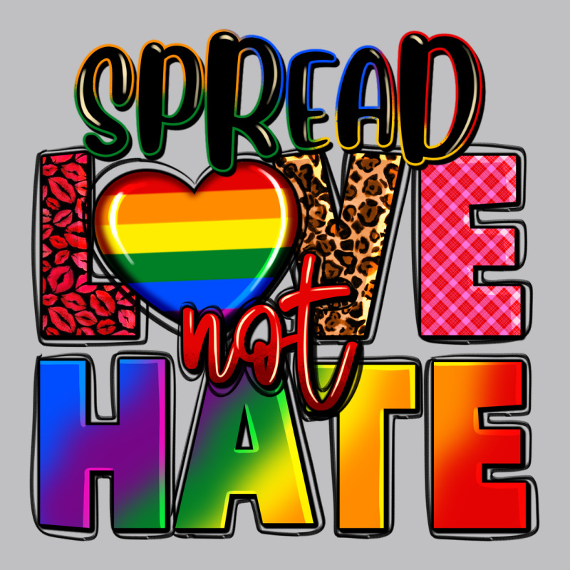 Spread Love Not Hate Long Sleeve Tee by FaDigitalArtStudio | Teevron