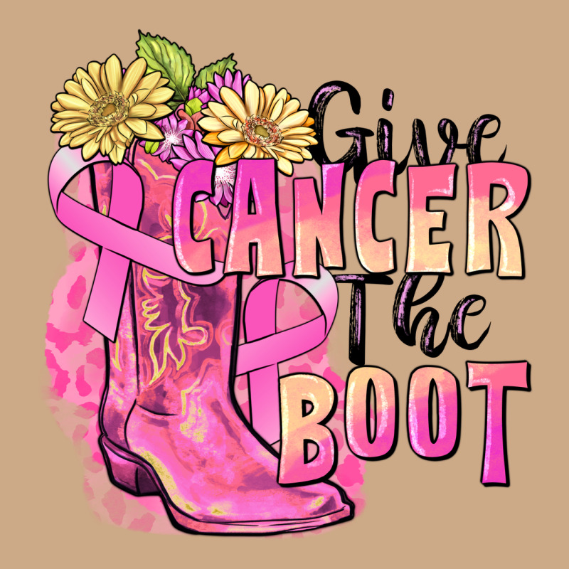 Give Cancer The Boot Vintage Hoodie by FaDigitalArtStudio | Teevron