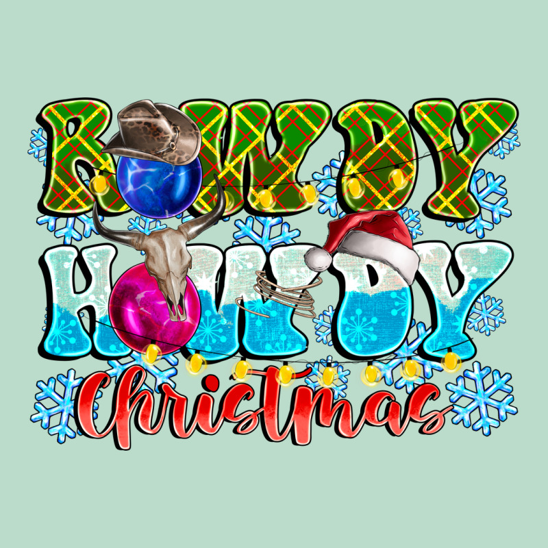 Rowdy Howdy Christmas Premium Hoodie by CowhideDigitalArt | Teevron