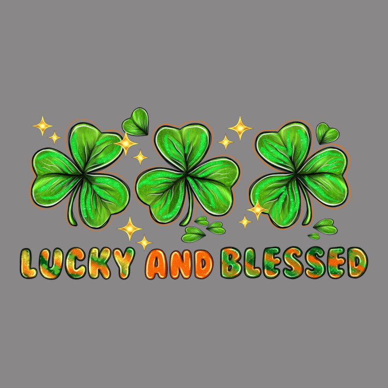 St. Patrick's Day Lucky And Blessed Vintage Tee by HowdyJamesFarm | Teevron