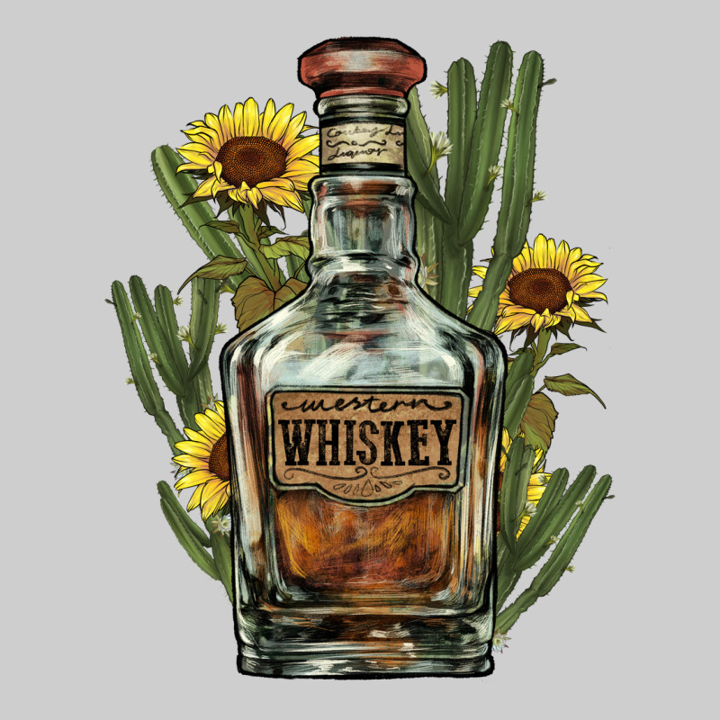 Western Whiskey Bottle Premium Tee by HowdyJamesFarm | Teevron