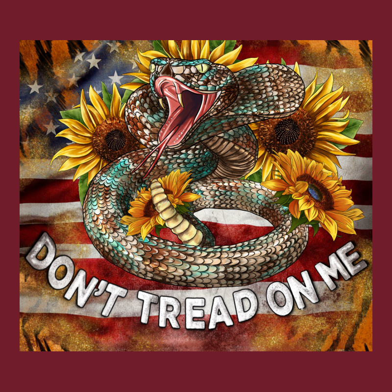 Rattle Snake Don't Tread On Me Tumbler Zipper Hoodie by BarkalooDesign | Teevron