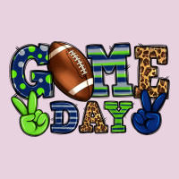 Game Day Green And Blue Team Color Ladies Tee | Teevron