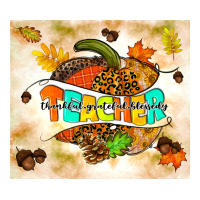 Fall Teacher Pumpkin Premium Tee | Teevron
