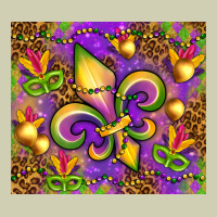 Mardi Gras Fleur De Lis Heavy Core Tee | Teevron