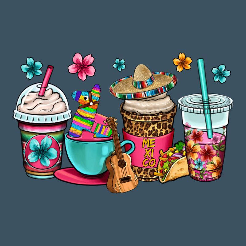 Mexico Fiesta Coffee Cups Urban Heavy Tee by OliviaCreatesArt | Teevron
