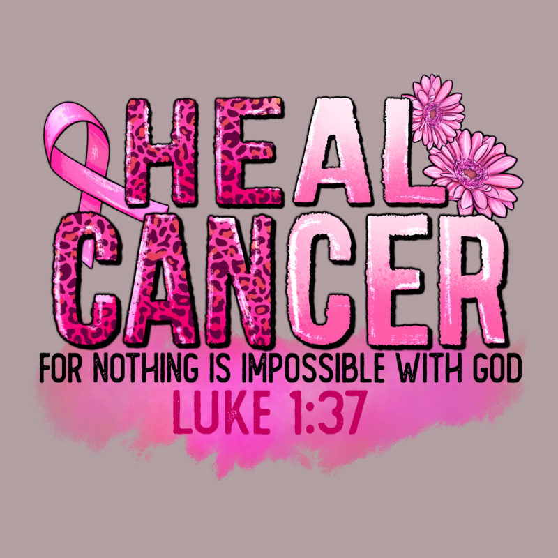 Heal Cancer For Nothing Is Impossible Vintage Hoodie by FaDigitalArtStudio | Teevron