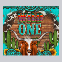 Wild One Longhorn Gemstones Cactus And Sunflowers Heavyweight Sweatshirt | Teevron