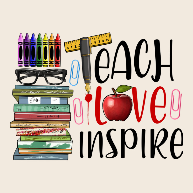 Teach Love Inspire Zipper Hoodie by BarkalooDesign | Teevron
