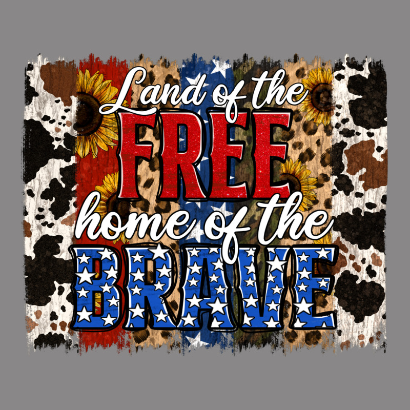 Land Of The Free  Th Of July Brushstroke Vintage Tee by Jasminsmagicworld | Teevron