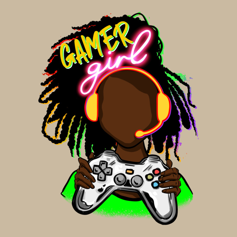 Black Gamer Girl Long Sleeve Tee by FaDigitalArtStudio | Teevron