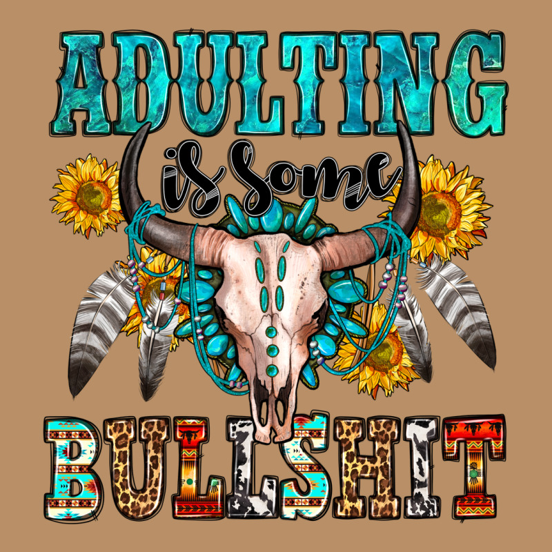 Adulting Is Some Bullshit Vintage Hoodie by OliviaCreatesArt | Teevron
