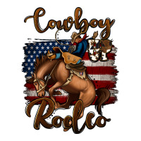 Cowboy Up Rodeo Bucking Bronco Premium Tee | Teevron
