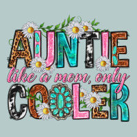 Auntie Like A Mom Only Cooler Heavy Core Tee | Teevron
