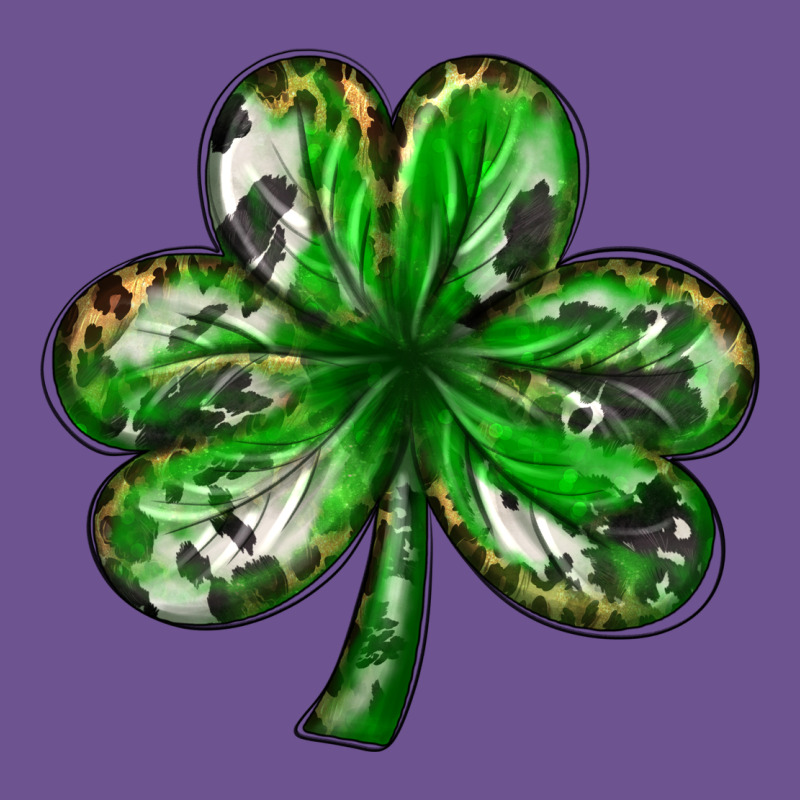 Shamrock With Leopard And Cowhide St. Patricks Day Vintage Tee by HowdyJamesFarm | Teevron