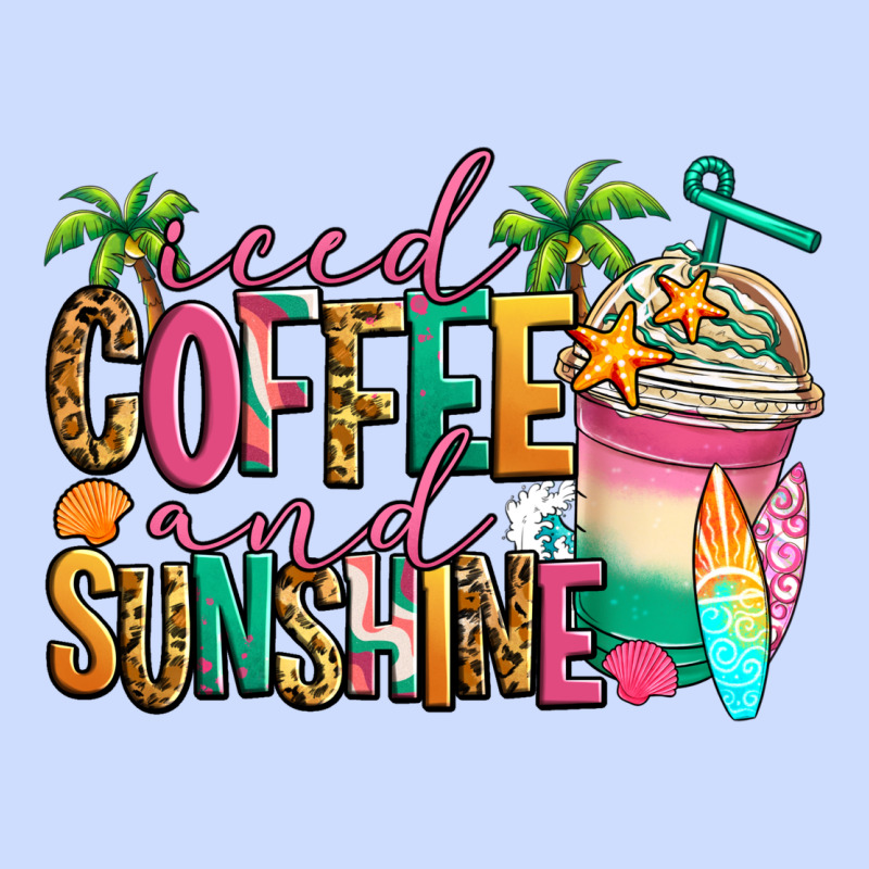 Iced Coffee And Sunshine Summer Urban Heavy Tee by Jasminsmagicworld | Teevron