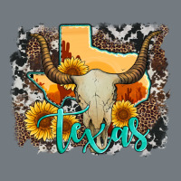 Western Texas  And Cowhide With Sunflower Heavyweight Sweatshirt | Teevron