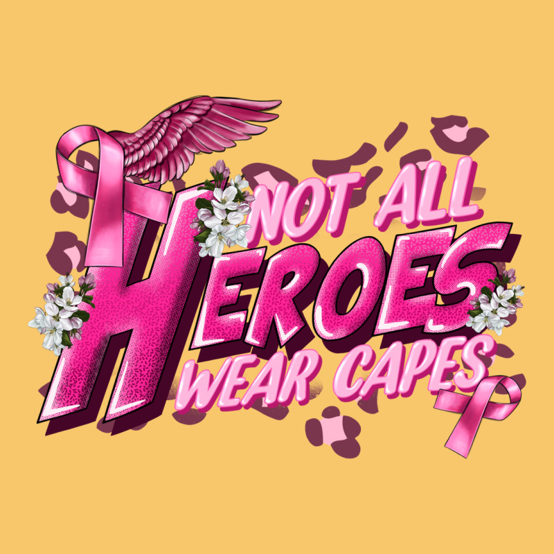 Not All Heroes Wear Capes Cancer Awareness Vintage Hoodie by FaDigitalArtStudio | Teevron