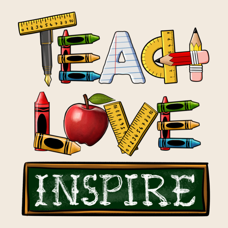 Teach Love Inspire Zipper Hoodie by BarkalooDesign | Teevron