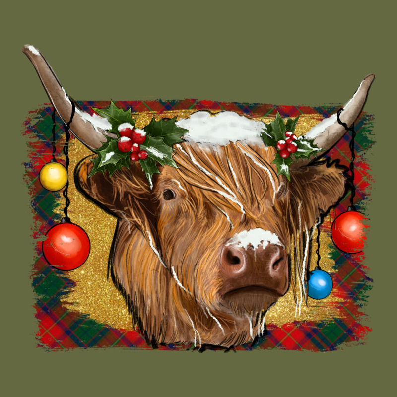 Highland Cow Christmas Long Sleeve Tee by RanaPortraitStore | Teevron