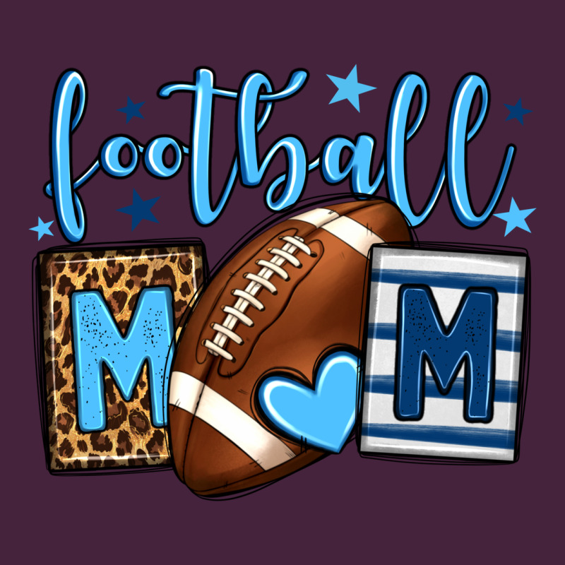 Football Mom Blue Team Color Classic Tee by HowdyJamesFarm | Teevron