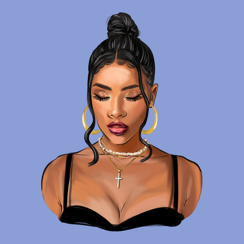 Black Woman Long Sleeve Tee by FaDigitalArtStudio | Teevron