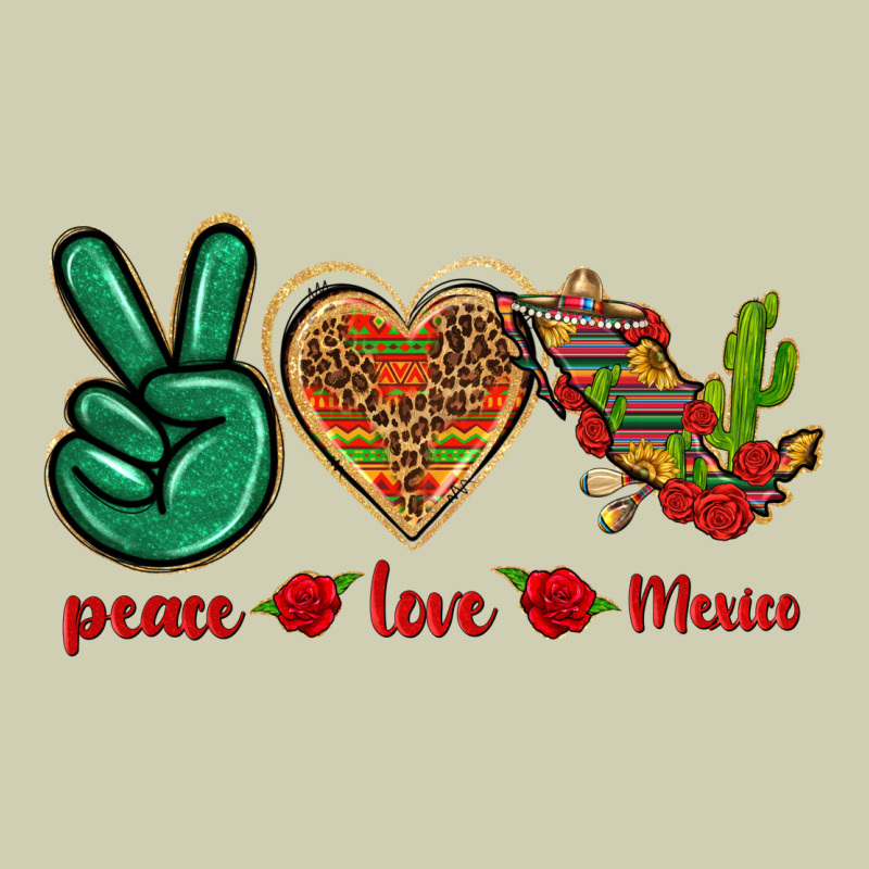 Peace Love Mexico Heavy Core Tee by texasbilliewilder | Teevron