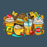 School Bus Coffee Cups Urban Heavy Tee | Teevron