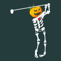 Golf Skeleton Pumpkin Halloween Shirt Classic Tee | Teevron