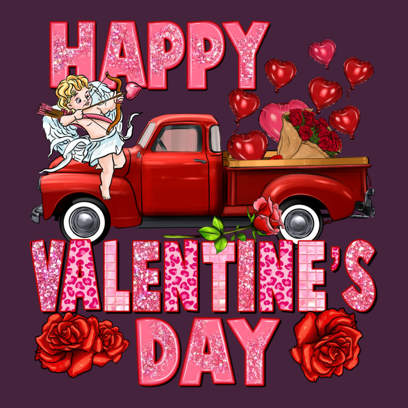 Happy Valentine's Day Red Truck Premium Tee by HowdyJamesFarm | Teevron