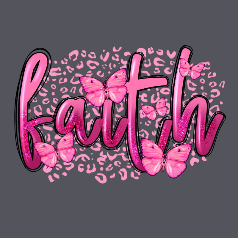 Faith Breast Cancer Vintage Hoodie by FaDigitalArtStudio | Teevron