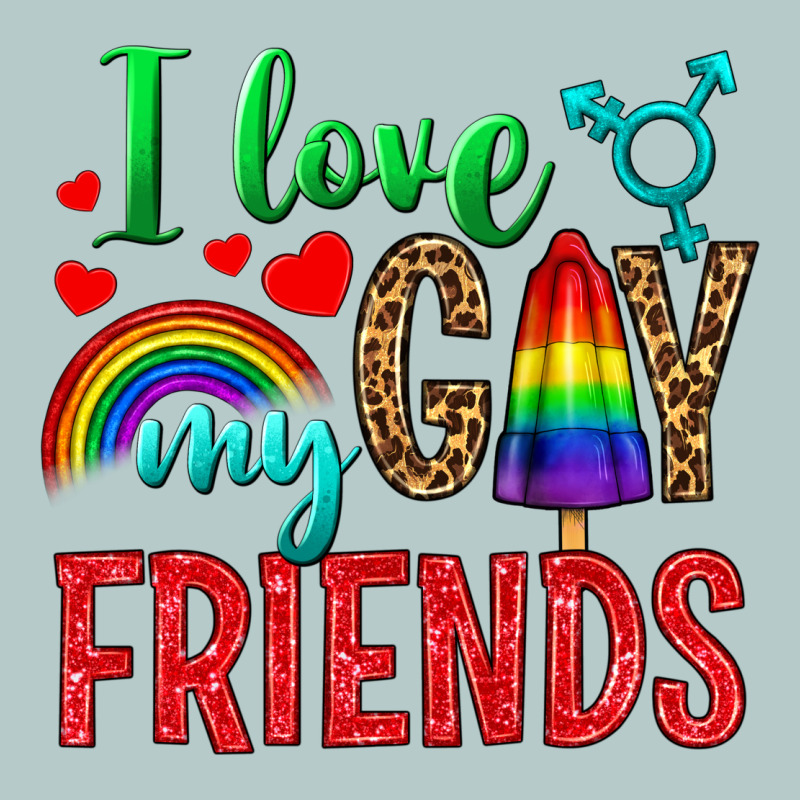 I Love My Gay Friends Heavy Core Tee by NancyCooperArtShop | Teevron